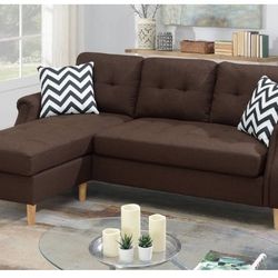 BRAND NEW REVERSIBLE SECTIONAL SOFA SET WITH ACCENT PILLOWS INCLUDED $499