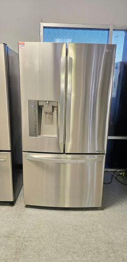 LG French Door Fridge – Stainless, Ice/Water, 26 cu ft