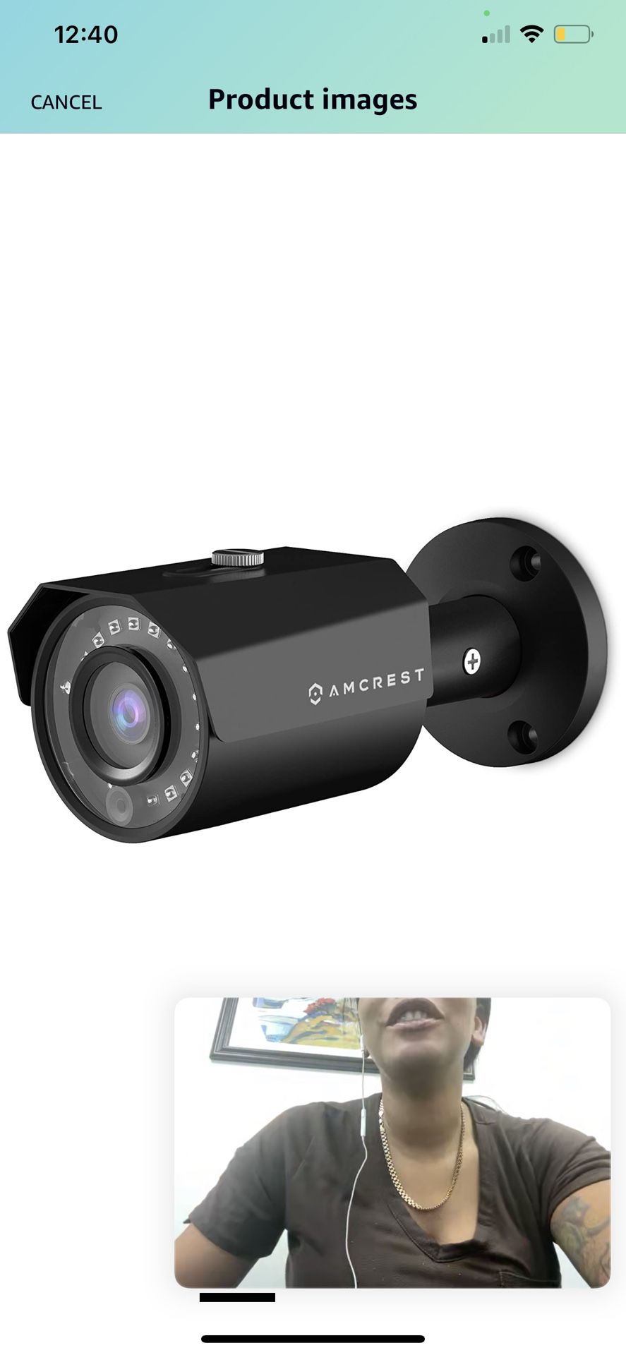 Amcrest 4MP POE IP Camera UltraHD Outdoor Security Camera Bullet