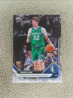 Cooper Flagg 2025-26 Topps Now Basketball Rookie #253