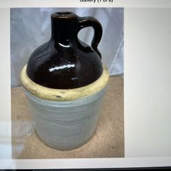 Antique Stoneware Pottery Jug Bottle