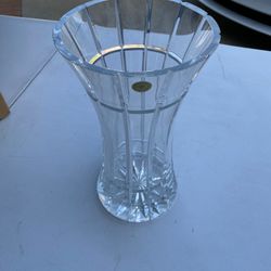 Bohemia Crystal Vase 12” tall