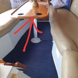 Duffy Electric center table. Newly varnished in great condition.