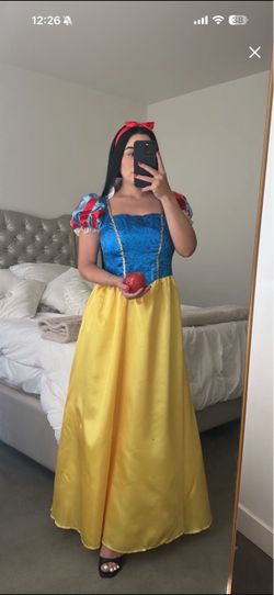 snow white disney adult halloween costume small used