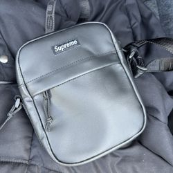 Supreme Leather Crossbody Bag