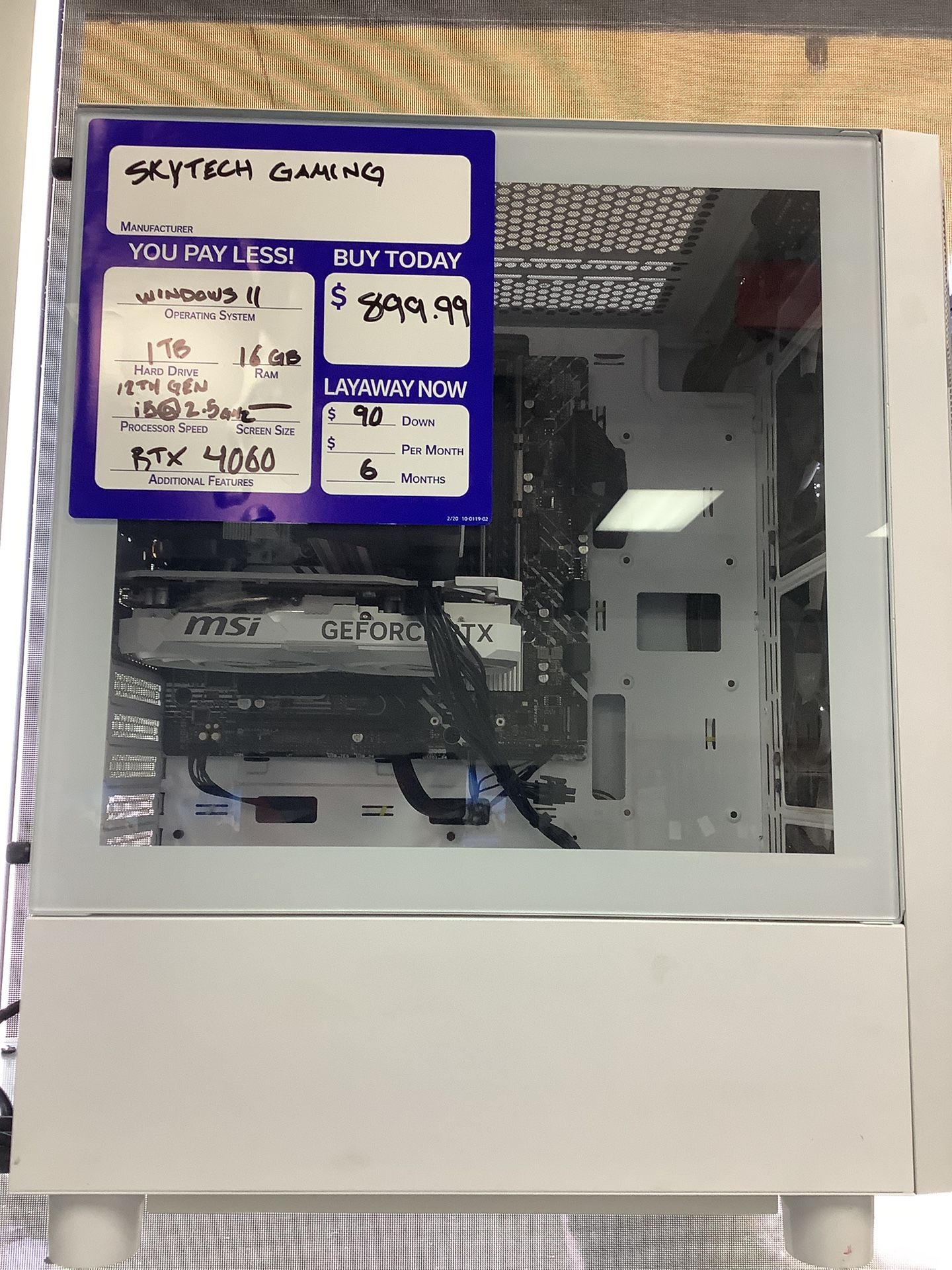 Sky tech Gaming Pc