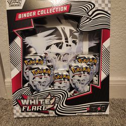 White flare  binder collection