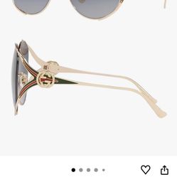 Gucci - GG0225S-001-gold, Gold (1/Grey), 63