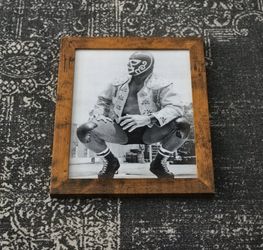 Framed Vintage Photo Print - Huracán Ramírez Mexican Lucha Libre Legend (8x10)