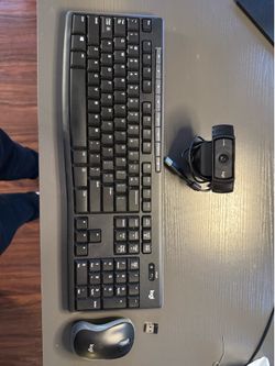 Webcam, Keyboard, and Mouse