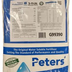 Peters Professional 5-11-26 Hydroponic Special fertilizer 25 lb.