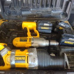 Dewalt 24v Hammer Drill And Sawzall