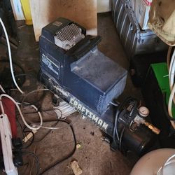 Sears Compresser  And Finish Gun.