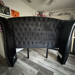 Queen Size Velvet Bed frame 