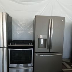 GE FRENCH DOOR REFRIGERATOR SLATE GRAY