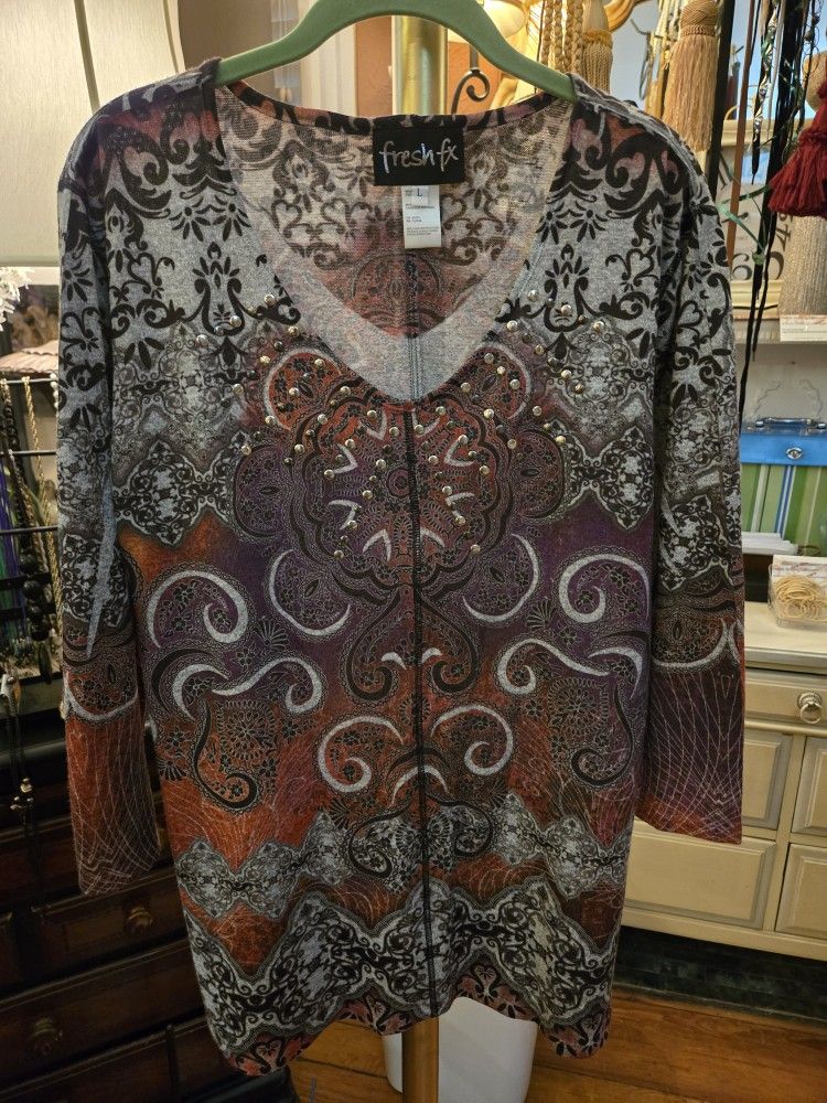 WT #1063 Women's Large Fresh FX Tunic
