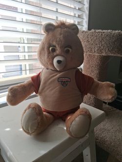 Vintage Teddy Ruxpin Animatronic Bear Toy