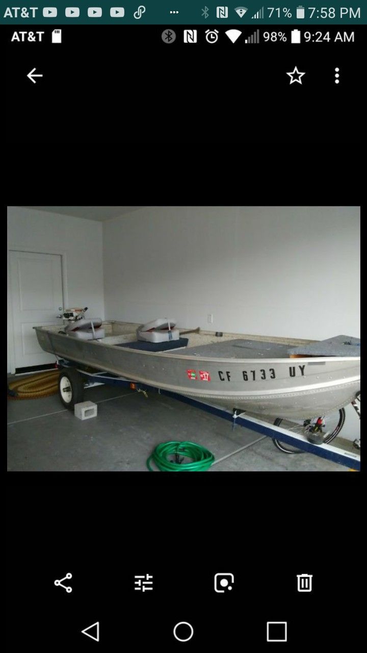 14 ft Aluminum Fishing Boat