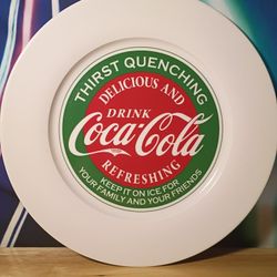 Vintage 30's Coca Cola 10 Inch Collectable Plate