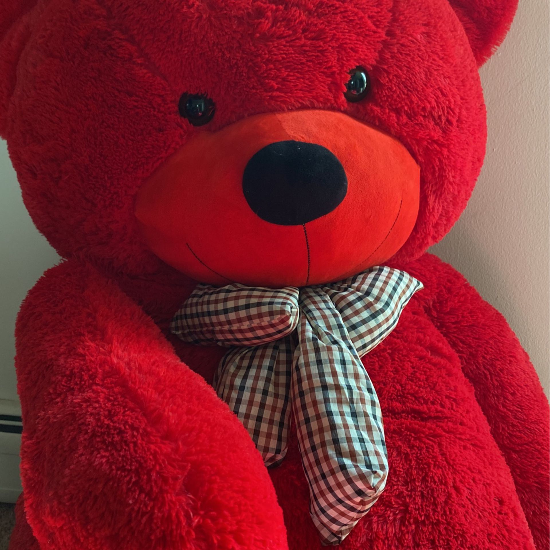 7.6 Ft Red teddy bear 