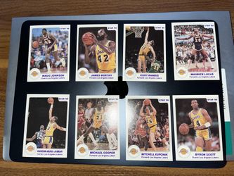 Lakers Star ‘86 Cards 