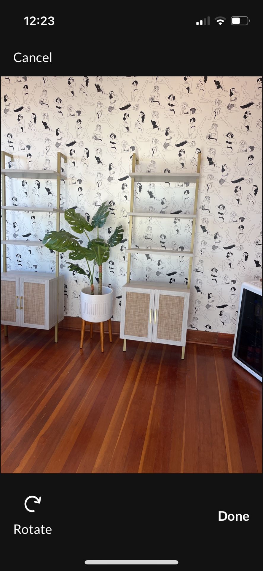 BRAND NEW 5 Tier Bookcase Shelf With Storage , Set Of 2