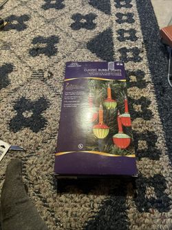 Vintage classic bubble lights brand new