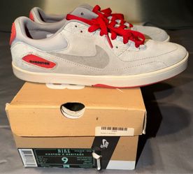 Nike SB Koston x Heritage Skate Shoes - Metallic Silver/Medium Grey-Sunburst-Black