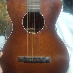 1930's Oahu Parlor Lap Steel Acoustic Guitar w/ Original Case