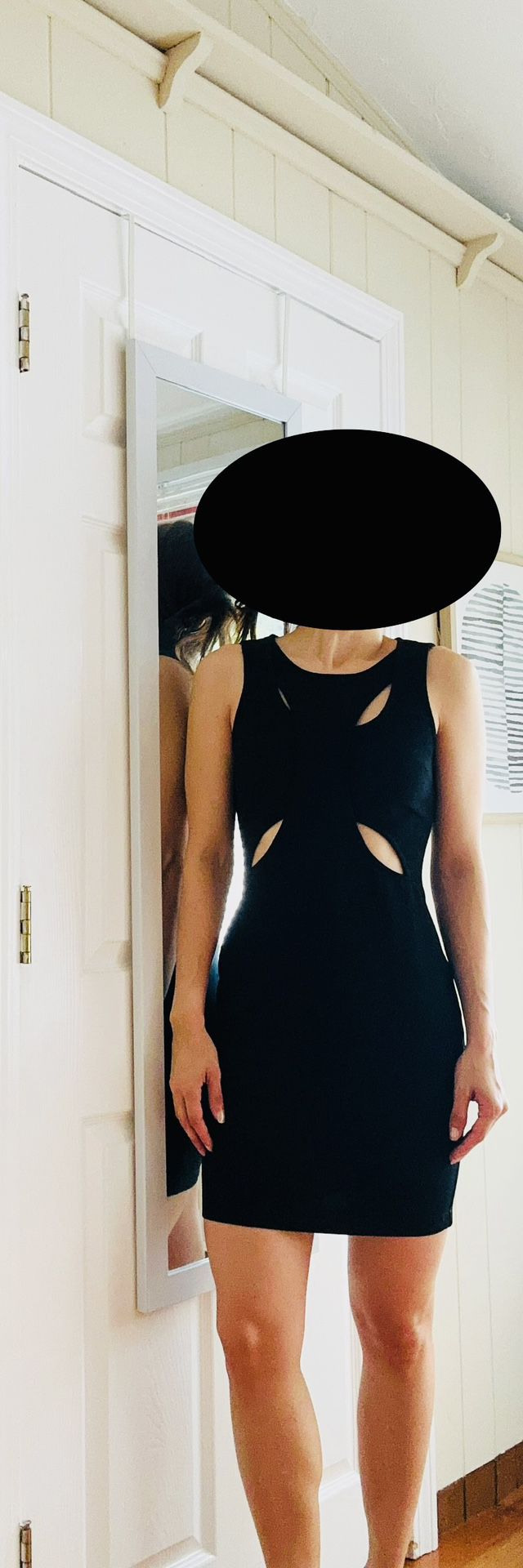 Cut Out Black Dress