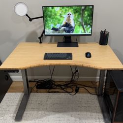 HermanMiller Jarvis Bamboo Standing Desk 48" x 30"