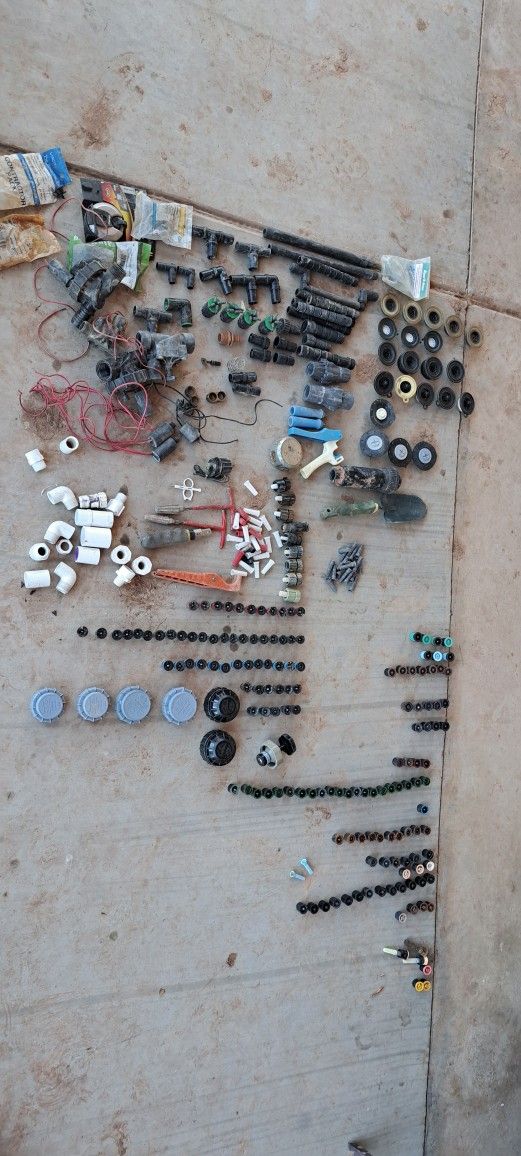 Sprinkler techs. Plus over 200 nozzles and parts.