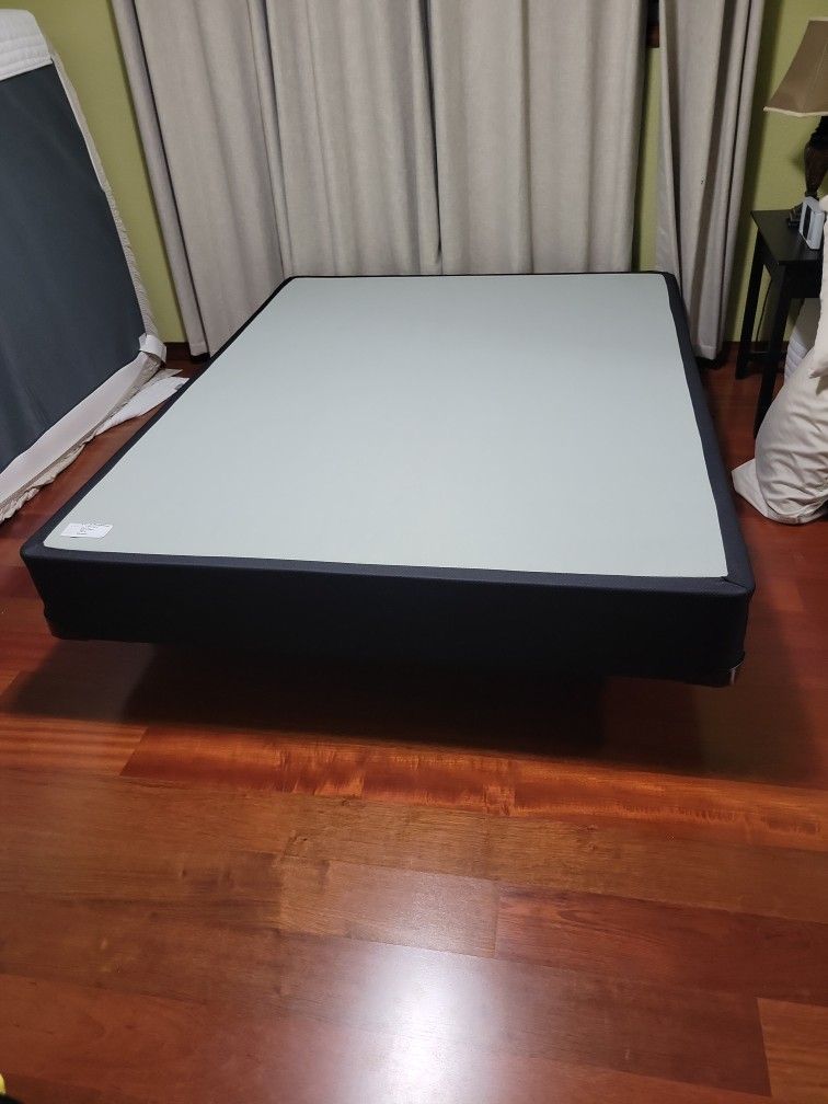 Queen Box Springs And Metal Bed Frame