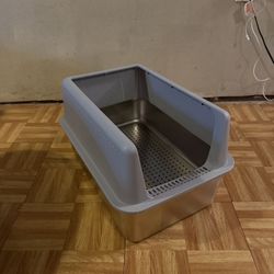 Stainless Steel Sifting Litter Box