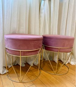 Ottoman stools (set of 2)