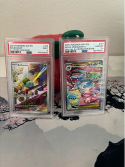 Bulbasaur & Mega venusaur ex GRADED
