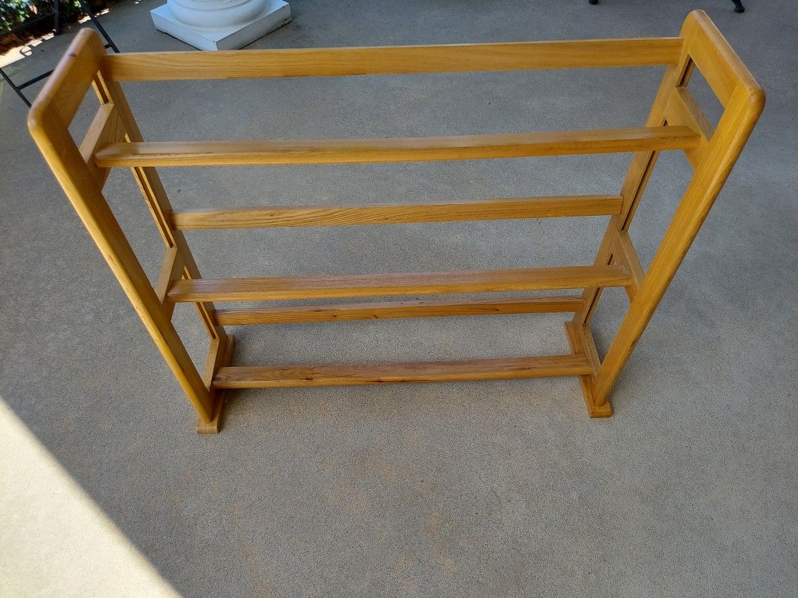 Wood , DVD, VCR TAPE OR CD RACK