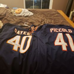 Autographed Gayle Sayers xl jersey  Piccolo xl jersey McMichael xl jersey 