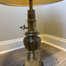 Fredrick Cooper Brass Lamp W/ Stiffel Shade