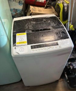 GE® SPACE-SAVING 2.8 CU. FT. CAPACITY STATIONARY WASHER WITH STAINLESS STEEL BASKET