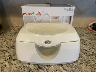 Munchkin Warm Glow Baby Wipe, White