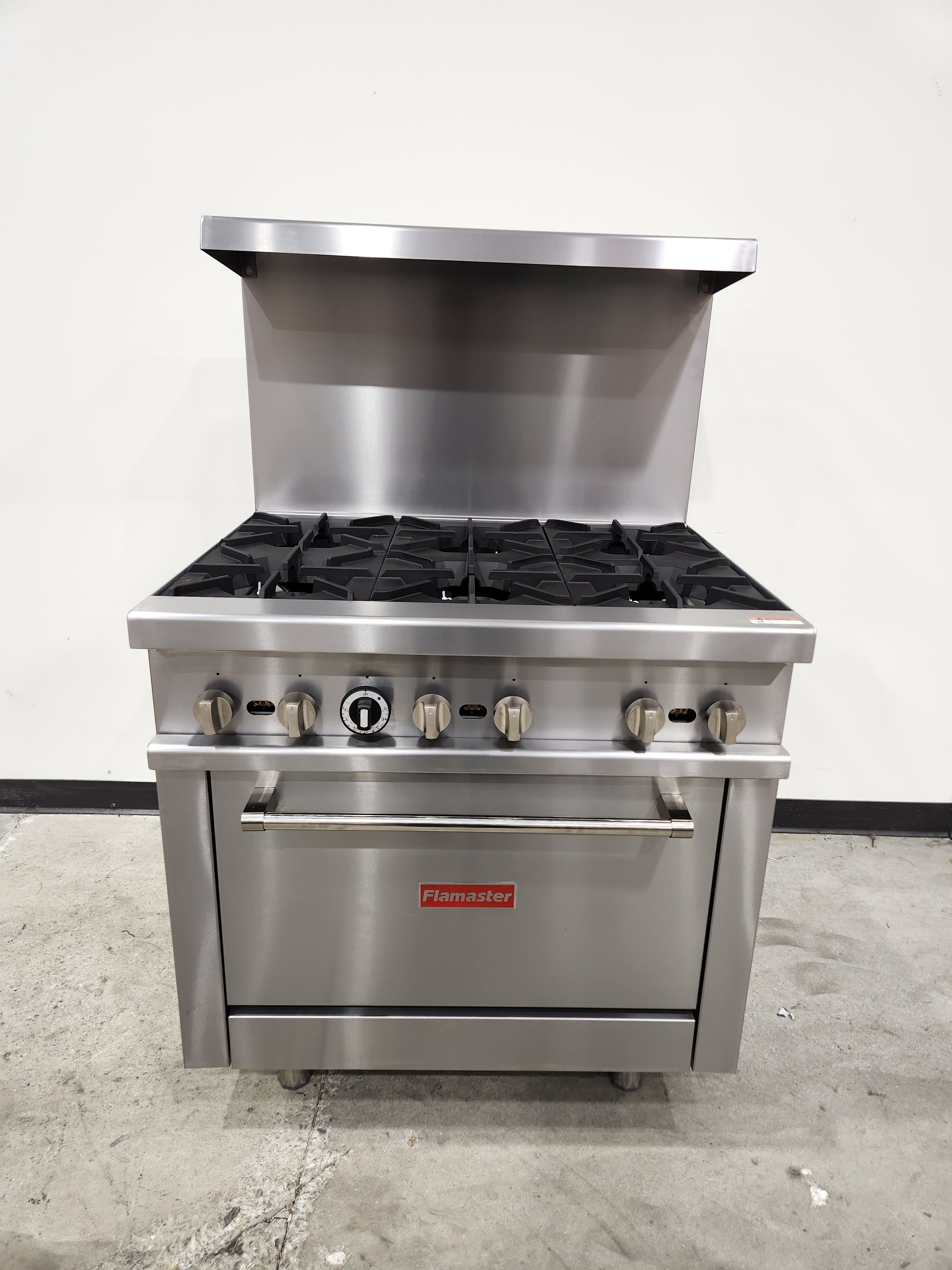 🔥NSF Commercial Range Oven 6 Burner (Horno de Cocina Comercial de 6 Quemadores)