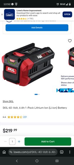 Skil 40v Battery