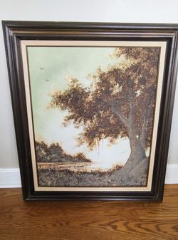 Chester Lewis Perez - Large 1981 Impasto Oil Painting