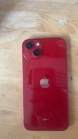 Red iphone 13