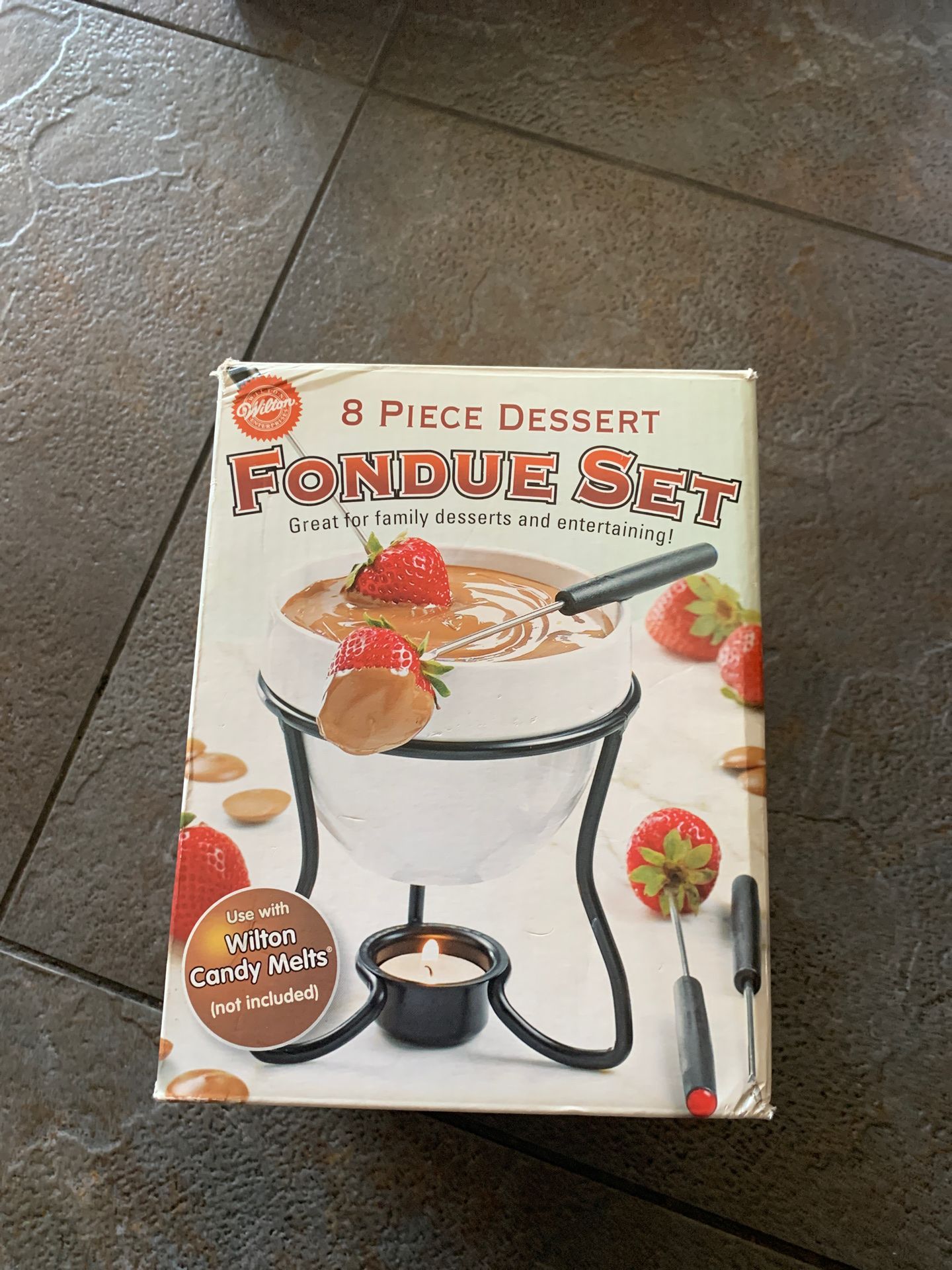 8 Piece Dessert Fondue Set