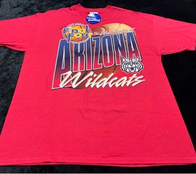 Mens XL Vintage Arizona Wildcats Basketball 1997 National Championship DEADSTOCK Tshirt