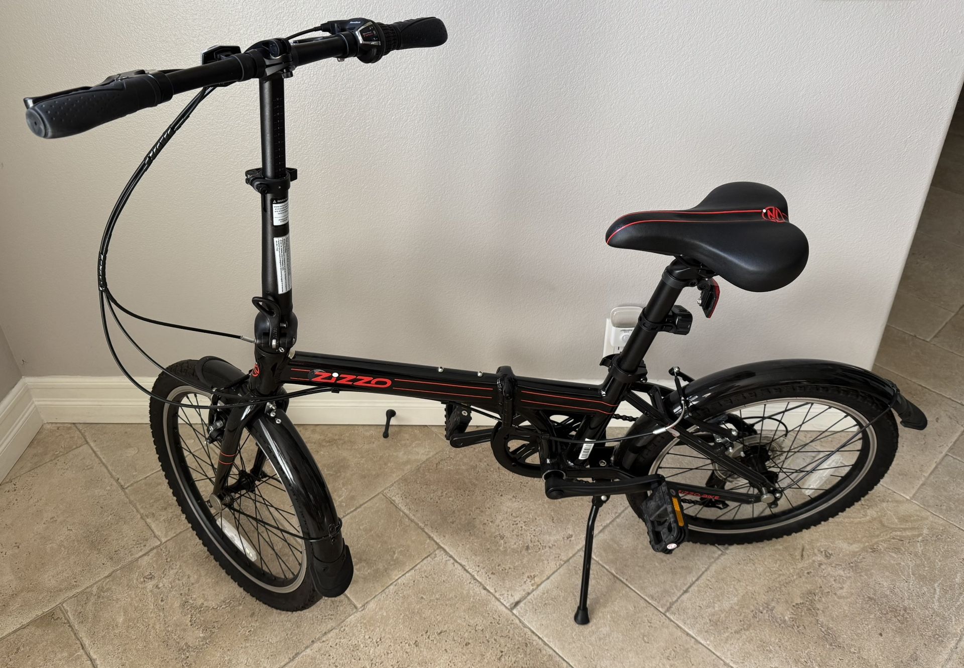 ZIZZO Campo 20 Inch Folding Bike 7-speed Almost New