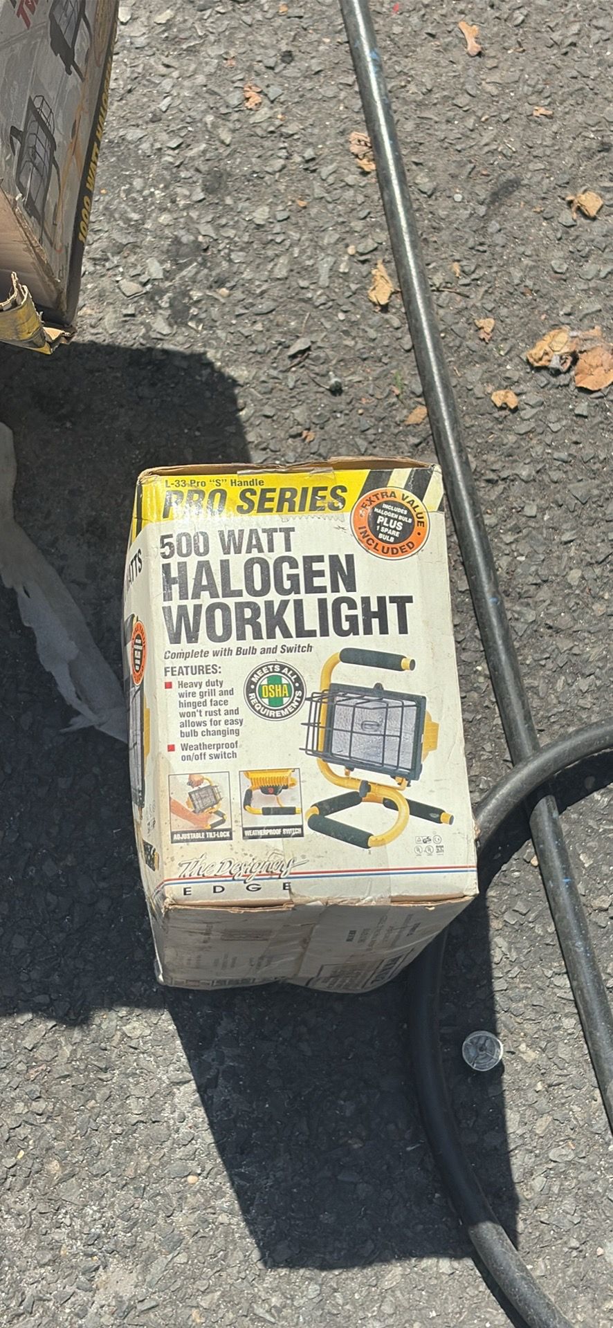 500 watt halogen work light