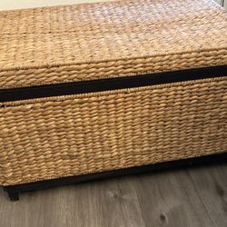 Wicker Storage Chest
